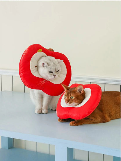 Apple-Shaped Anti-Lick Recovery Collar