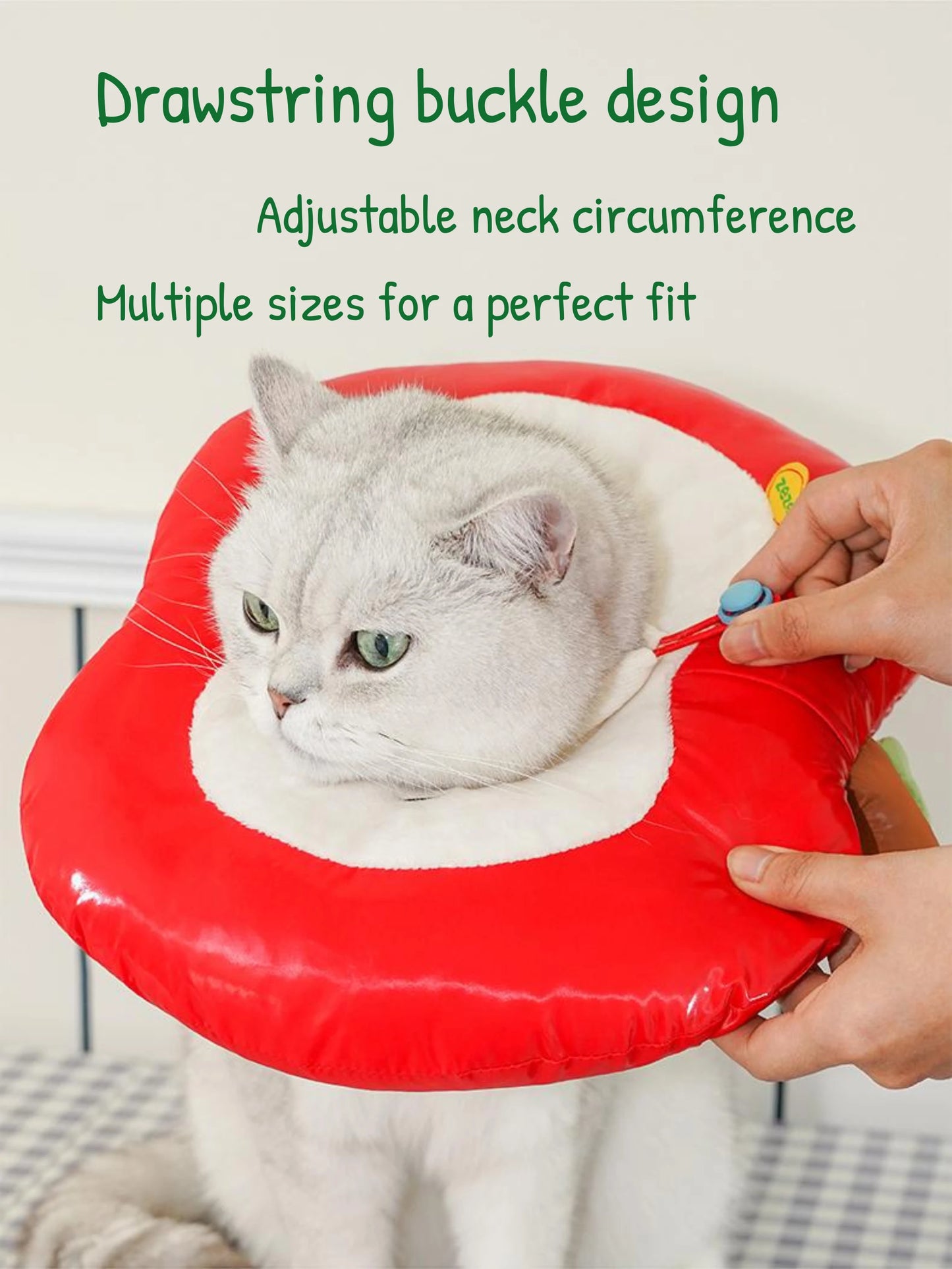 Apple-Shaped Anti-Lick Recovery Collar