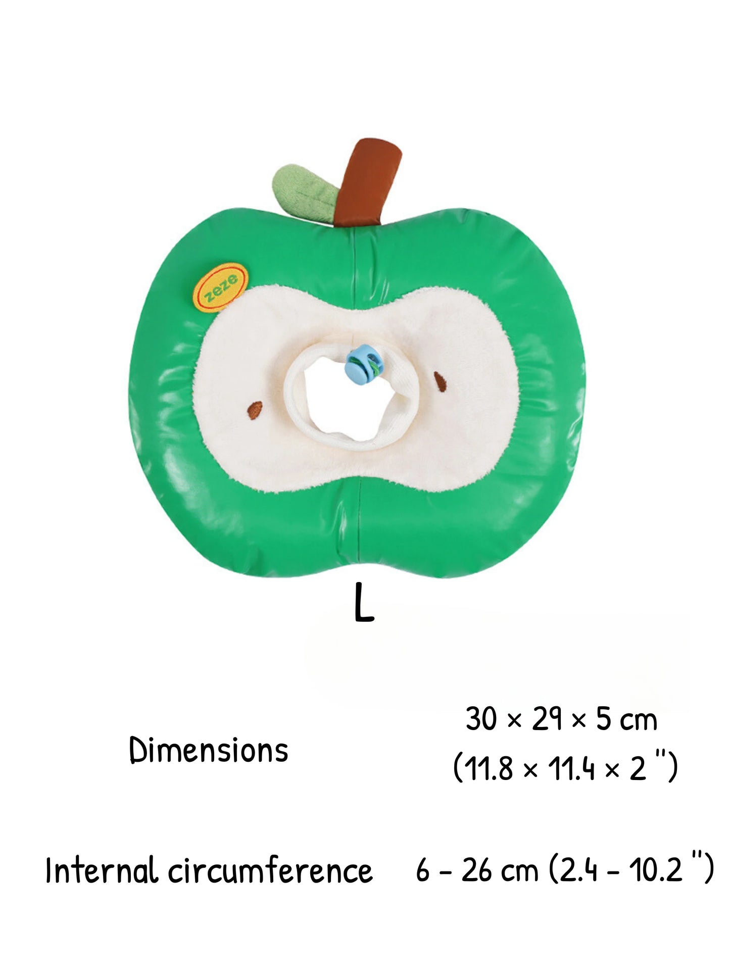 Apple-Shaped Anti-Lick Recovery Collar