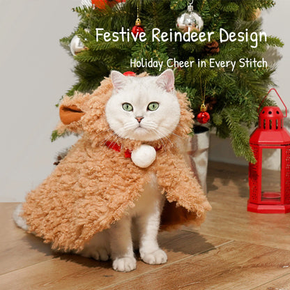 Christmas Reindeer Winter Pet Cape