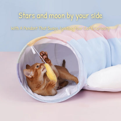 Rainbow Cat Tunnel Bed Combo